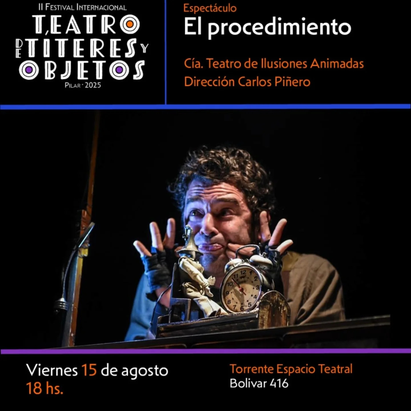 Flyer de obra teatral 12 - Santiago San Paulo