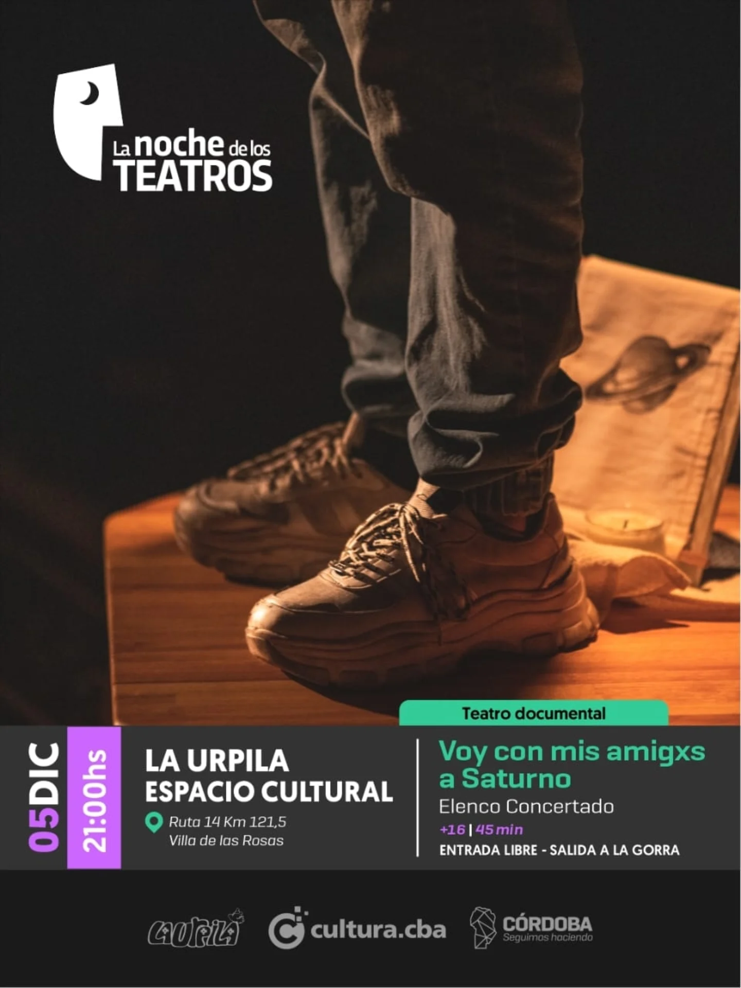 Flyer de obra teatral 4 - Santiago San Paulo