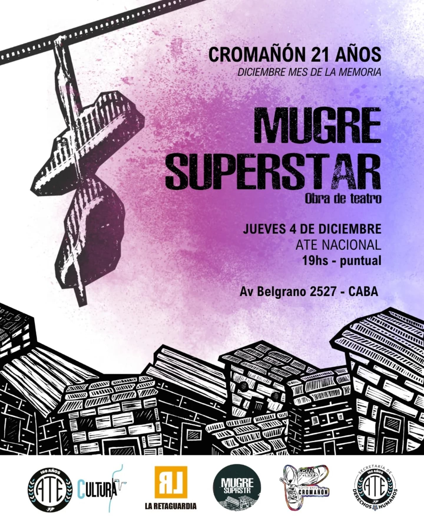 Flyer de obra teatral 8 - Santiago San Paulo